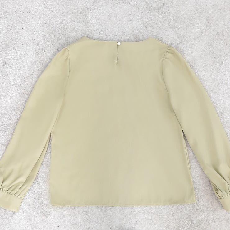 【上品きれいめ】キーネック 長袖 ブラウス | Beststore | 詳細画像24 