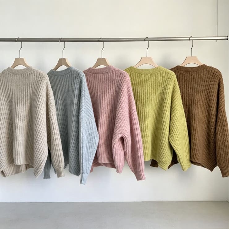オーバーサイズ ざっくり編み ニットカーディガン | Beststore | 詳細画像23 