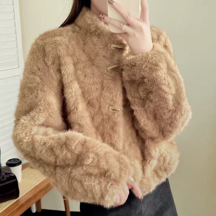 モカベージュ | ふんわり 暖か フェイクファー | Beststore