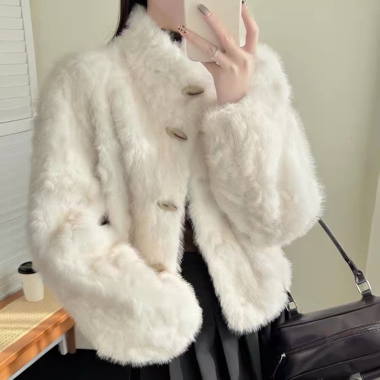 オフホワイト | ふんわり 暖か フェイクファー | Beststore