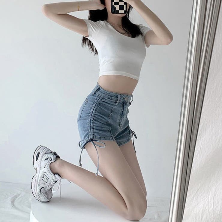 ドロスト ショートパンツ デニム[品番：BSRW0000882]｜Beststore