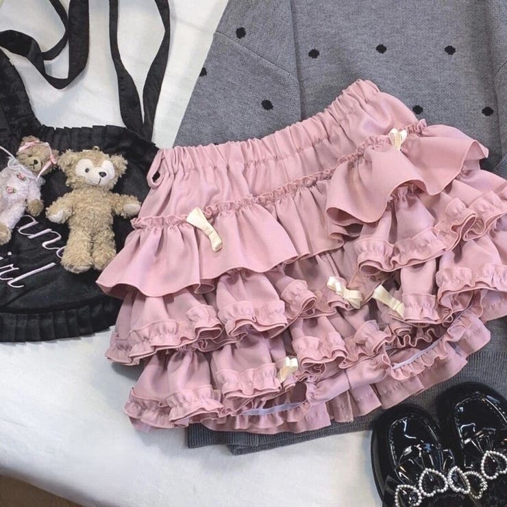 地雷系女子必見♡ 激カワ3段フリル ティアードミニスカート（インナーパンツ付き）… | Beststore | 詳細画像4 