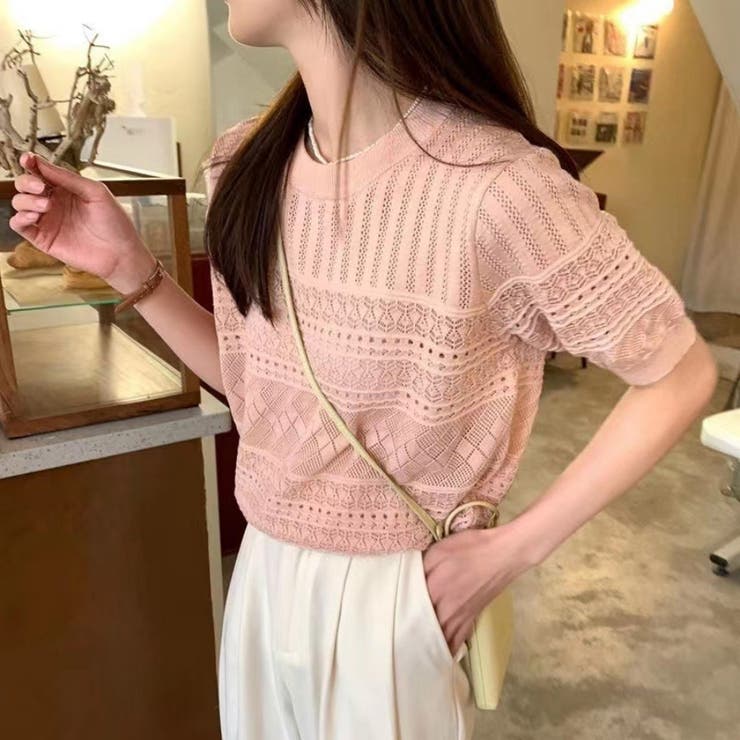 透け感 カットソー 半袖 | Beststore | 詳細画像6 