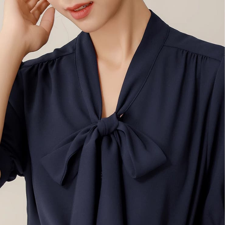 ボウタイリボンブラウス トップス シャツ | Beststore | 詳細画像17 