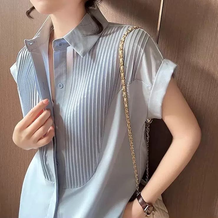 フレンチスリーブ ブラウス シャツブラウス | Beststore | 詳細画像19 