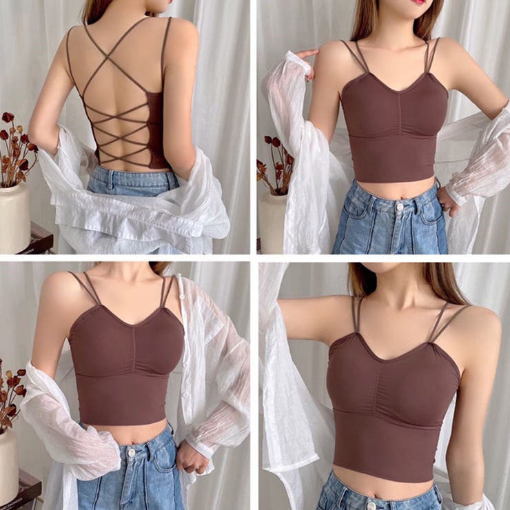ひんやり快適な「サマーファブリック」「美背中」バッククロス レースアップ ブラト… | Beststore | 詳細画像4 