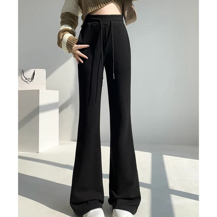 スウェット フレアパンツ ワイドパンツ [品番：BSRW0000904]｜Beststore（ベストストア）のレディースファッション通販｜SHOPLIST（ショップリスト）