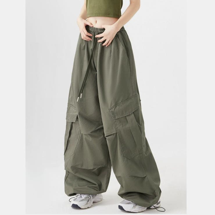 ドロスト付き ワイドカーゴパンツ | Beststore | 詳細画像7 