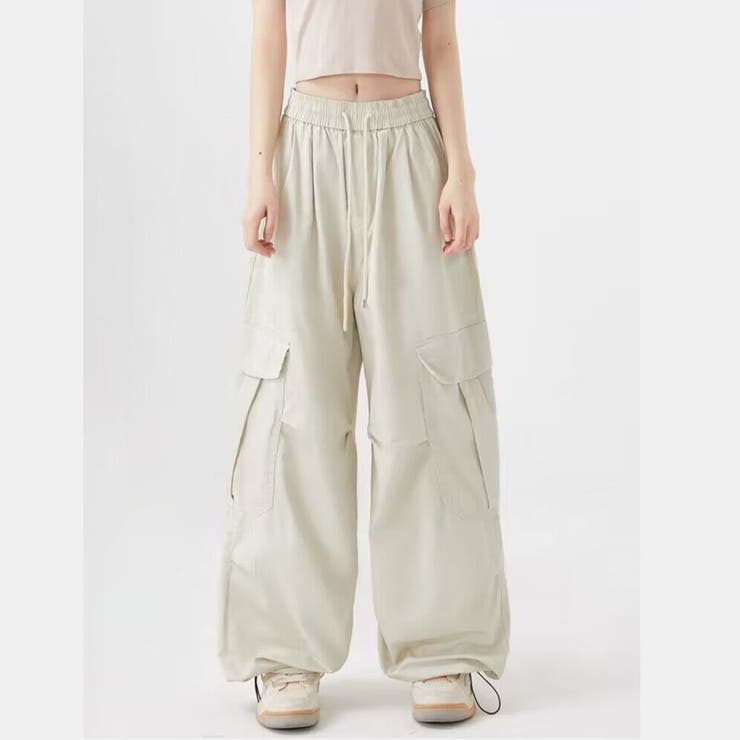 ドロスト付き ワイドカーゴパンツ | Beststore | 詳細画像10 