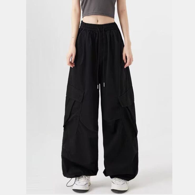 ドロスト付き ワイドカーゴパンツ | Beststore | 詳細画像3 
