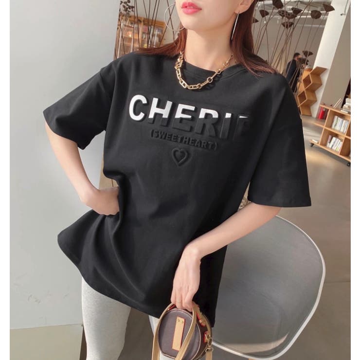 立体ロゴｔシャツ 韓国 Fashion 品番 Uz Bifrost ビフレスト のレディースファッション通販 Shoplist ショップリスト