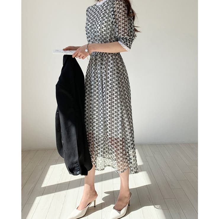 Bifrost 花柄レースワンピース 21春夏商品 韓国ファッション 品番 Uz Bifrost ビフレスト のレディースファッション通販 Shoplist ショップリスト