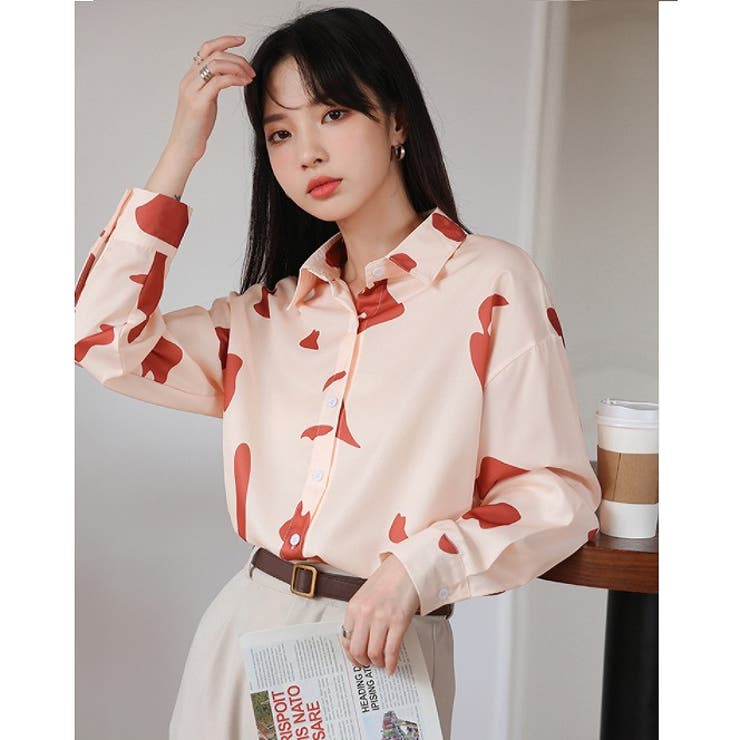 Bifrost 幾何学柄シャツ 21春夏商品 韓国ファッション 品番 Uz Bifrost ビフレスト のレディース ファッション通販 Shoplist ショップリスト