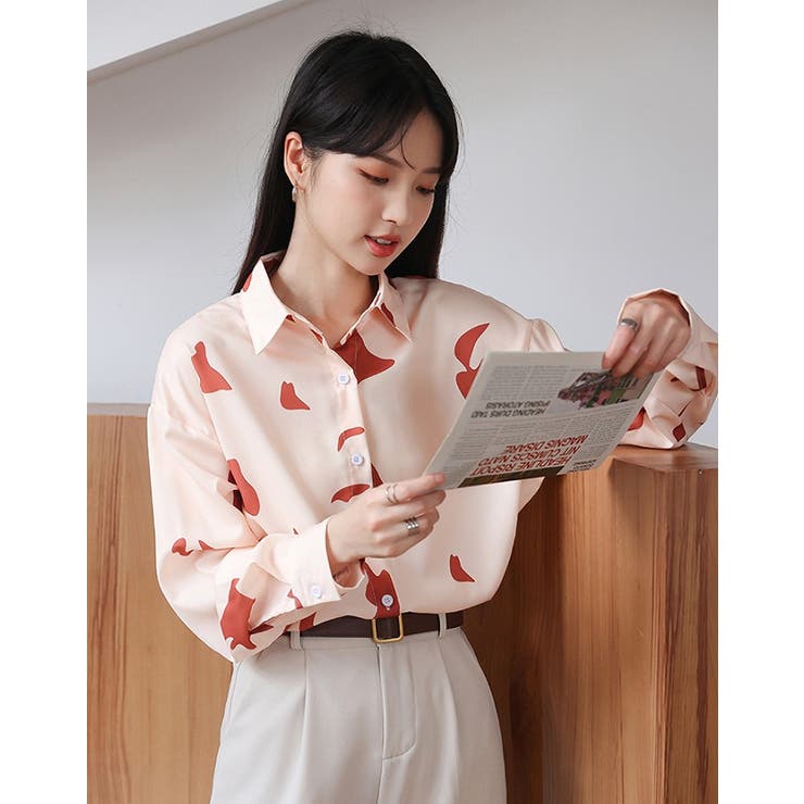 Bifrost 幾何学柄シャツ 21春夏商品 韓国ファッション 品番 Uz Bifrost ビフレスト のレディース ファッション通販 Shoplist ショップリスト