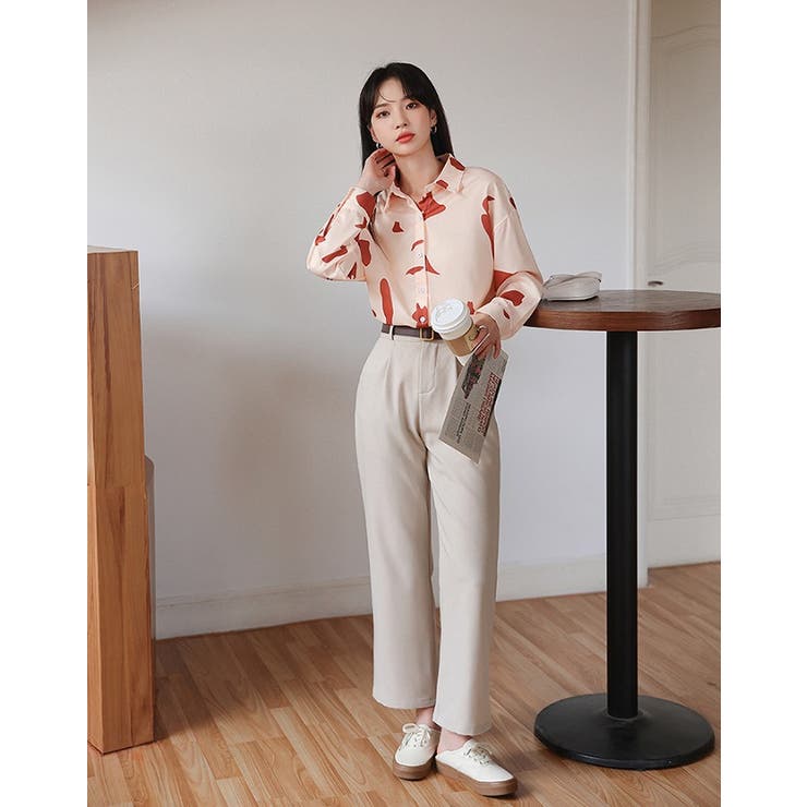 Bifrost 幾何学柄シャツ 21春夏商品 韓国ファッション 品番 Uz Bifrost ビフレスト のレディース ファッション通販 Shoplist ショップリスト
