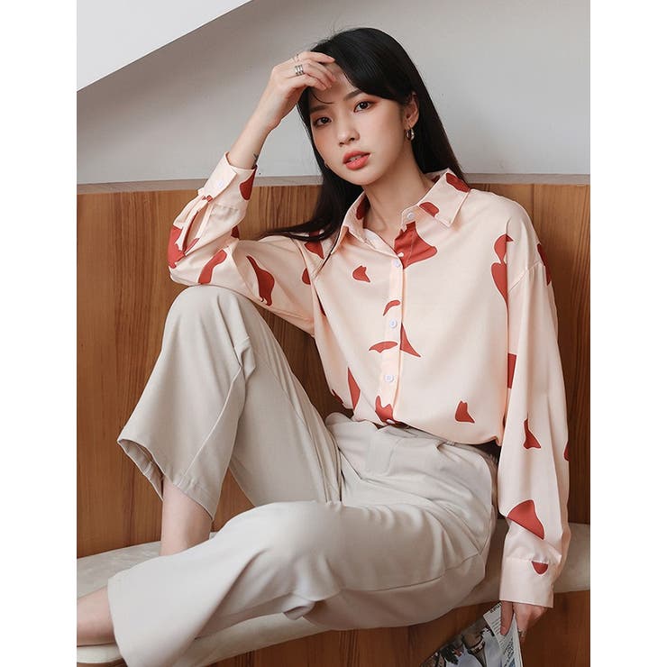 Bifrost 幾何学柄シャツ 21春夏商品 韓国ファッション 品番 Uz Bifrost ビフレスト のレディース ファッション通販 Shoplist ショップリスト