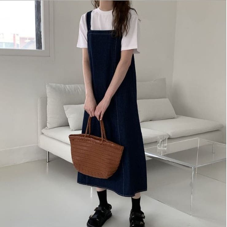 Bifrost デニムワンピ 21春 夏商品 韓国ファッション 品番 Uz Bifrost ビフレスト のレディースファッション通販 Shoplist ショップリスト