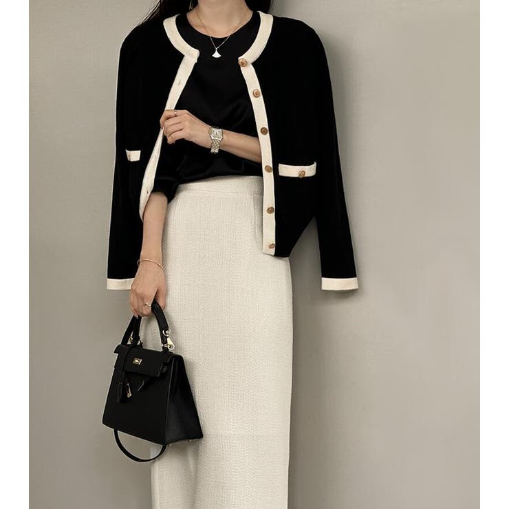 バイカラー ニットカーディガン セット | Bifrost | 詳細画像18 