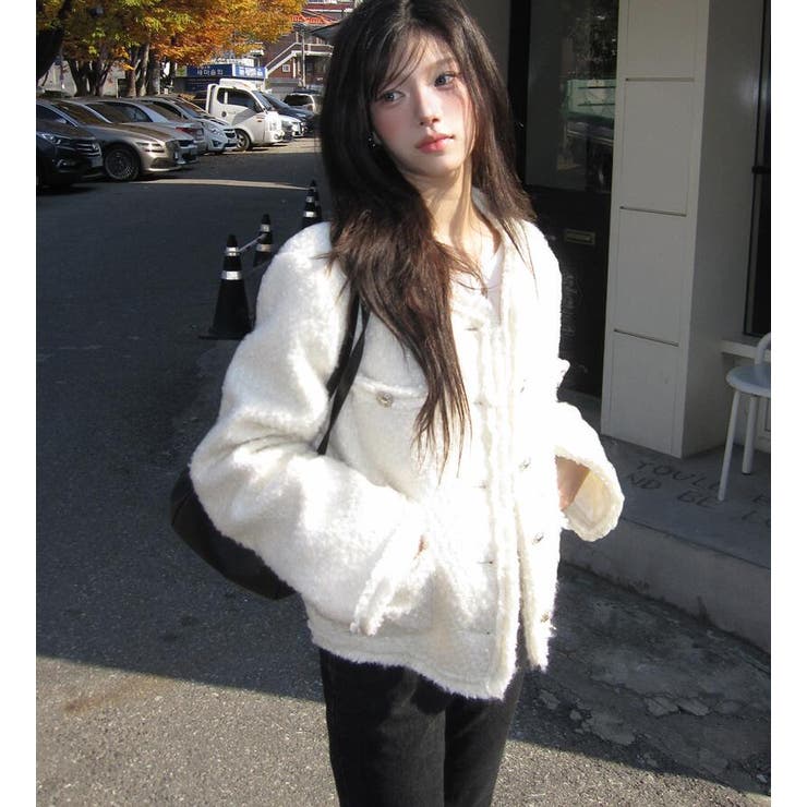 フリンジ ツイード ジャケット | Bifrost | 詳細画像14 