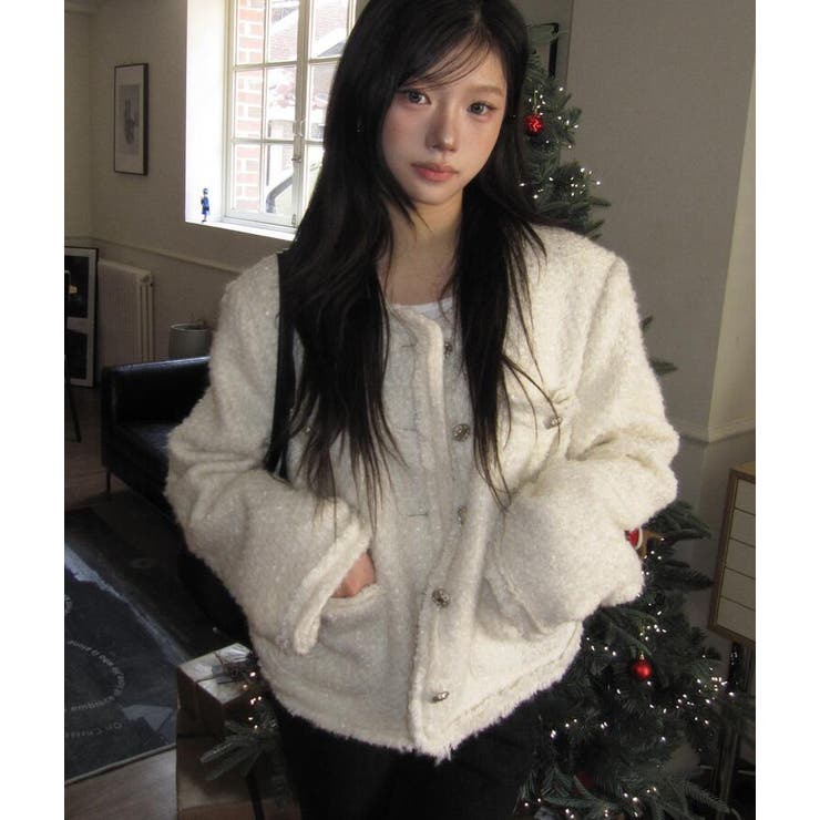 フリンジ ツイード ジャケット | Bifrost | 詳細画像16 