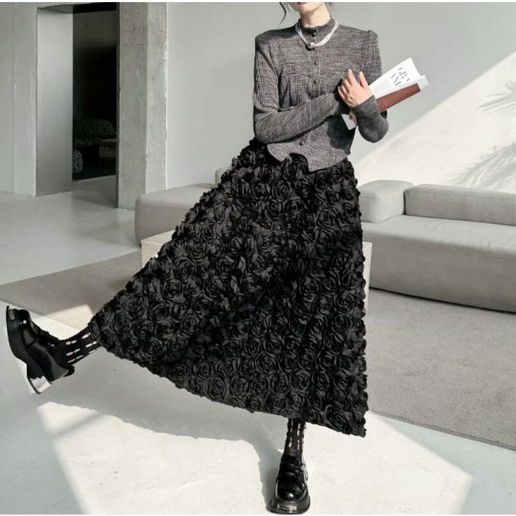 ボリューム ロゼット スカート | Bifrost | 詳細画像2 