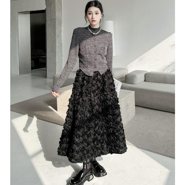 ボリューム ロゼット スカート | Bifrost | 詳細画像4 