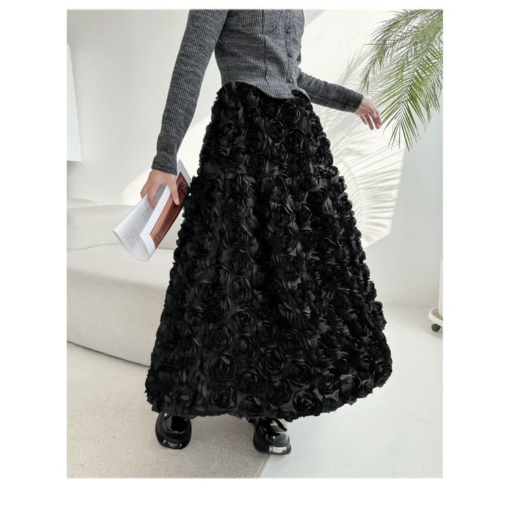 ボリューム ロゼット スカート | Bifrost | 詳細画像5 