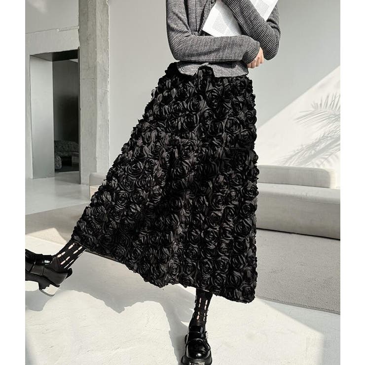 ボリューム ロゼット スカート | Bifrost | 詳細画像8 