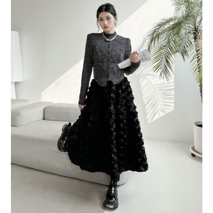 ボリューム ロゼット スカート | Bifrost | 詳細画像9 