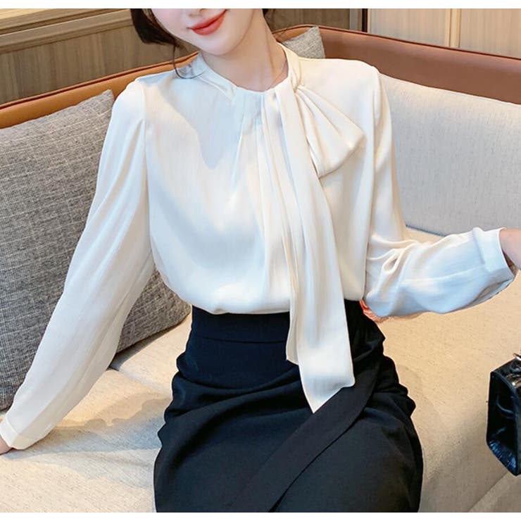 エレガント ボウタイ ブラウス | Bifrost | 詳細画像2 