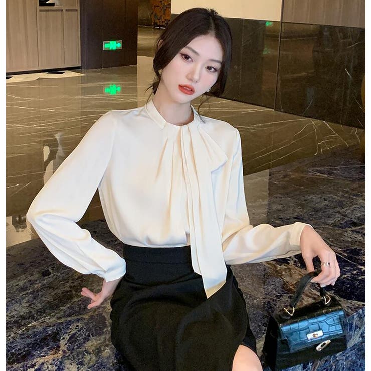 エレガント ボウタイ ブラウス | Bifrost | 詳細画像3 