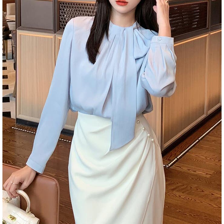 エレガント ボウタイ ブラウス | Bifrost | 詳細画像6 