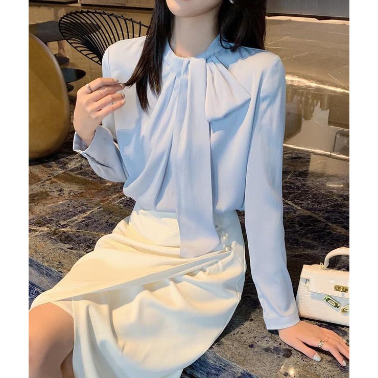 エレガント ボウタイ ブラウス | Bifrost | 詳細画像10 