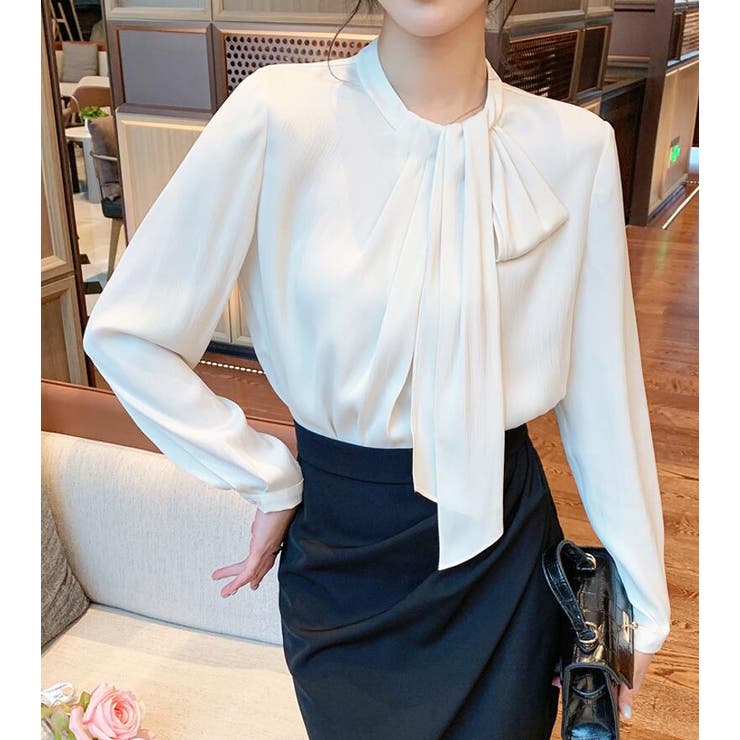 エレガント ボウタイ ブラウス | Bifrost | 詳細画像11 