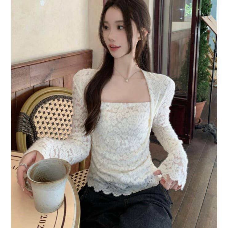 ソフトタッチ スクエアネック トップス | Bifrost | 詳細画像10 