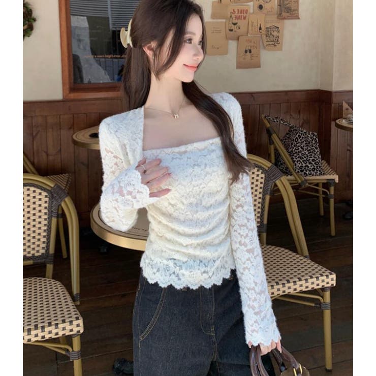 ソフトタッチ スクエアネック トップス | Bifrost | 詳細画像11 