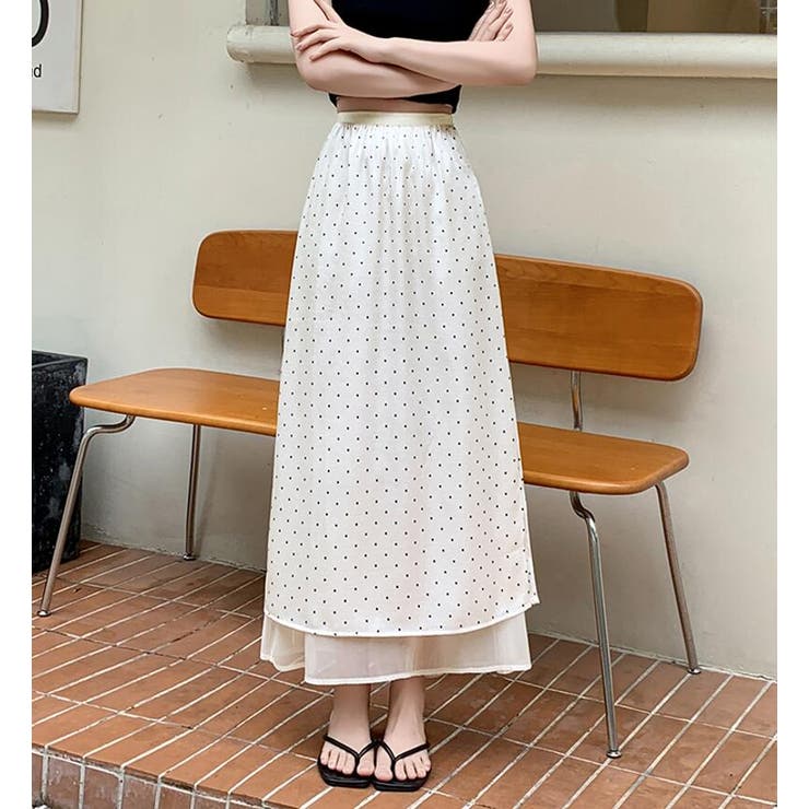 ドットプリント ロングスカート | Bifrost | 詳細画像2 