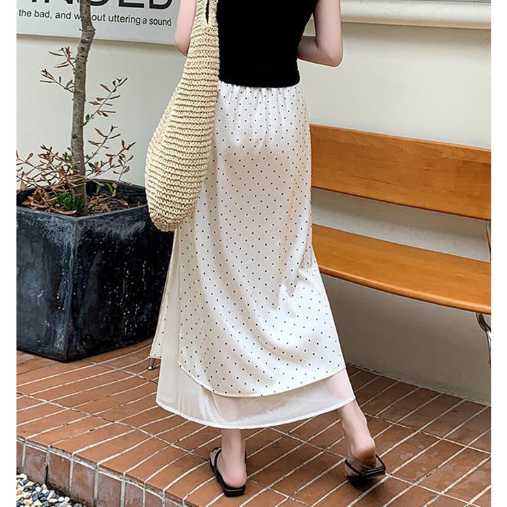 ドットプリント ロングスカート | Bifrost | 詳細画像8 