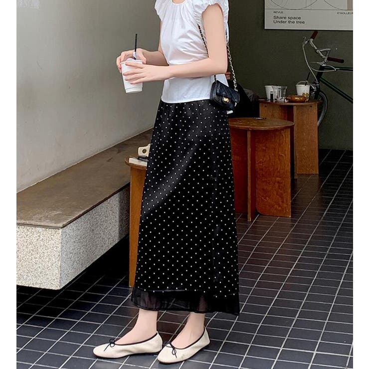 ドットプリント ロングスカート | Bifrost | 詳細画像12 