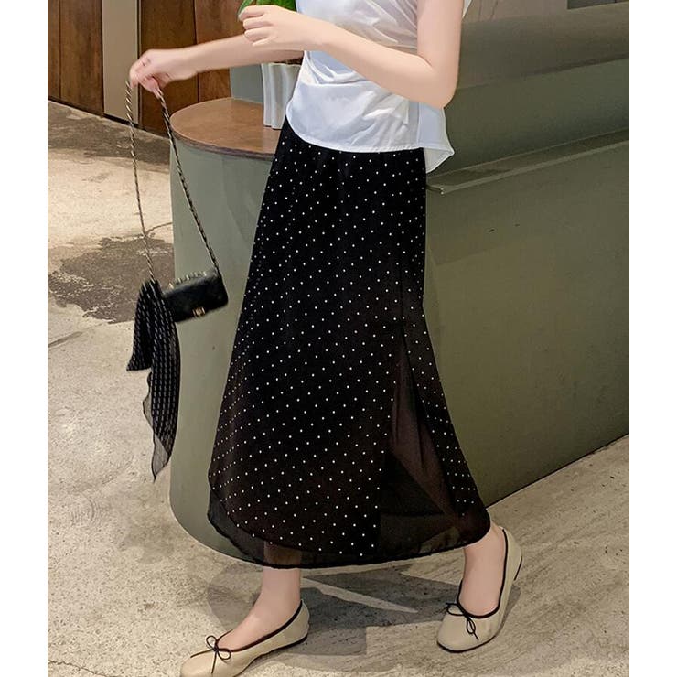 ドットプリント ロングスカート | Bifrost | 詳細画像14 