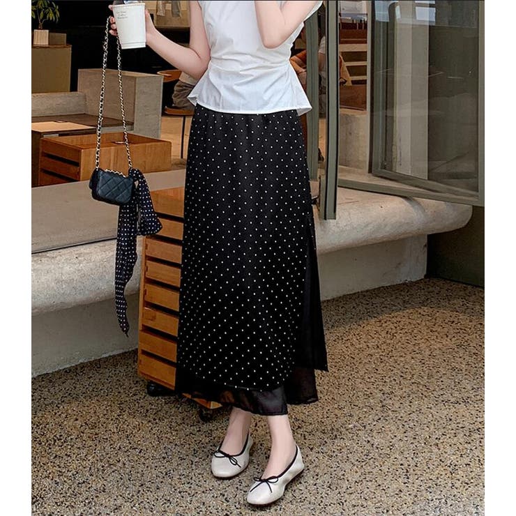 ドットプリント ロングスカート | Bifrost | 詳細画像15 