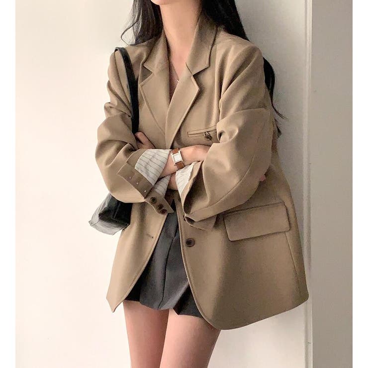 ストライプ ライナー テーラードジャケット | Bifrost | 詳細画像10 