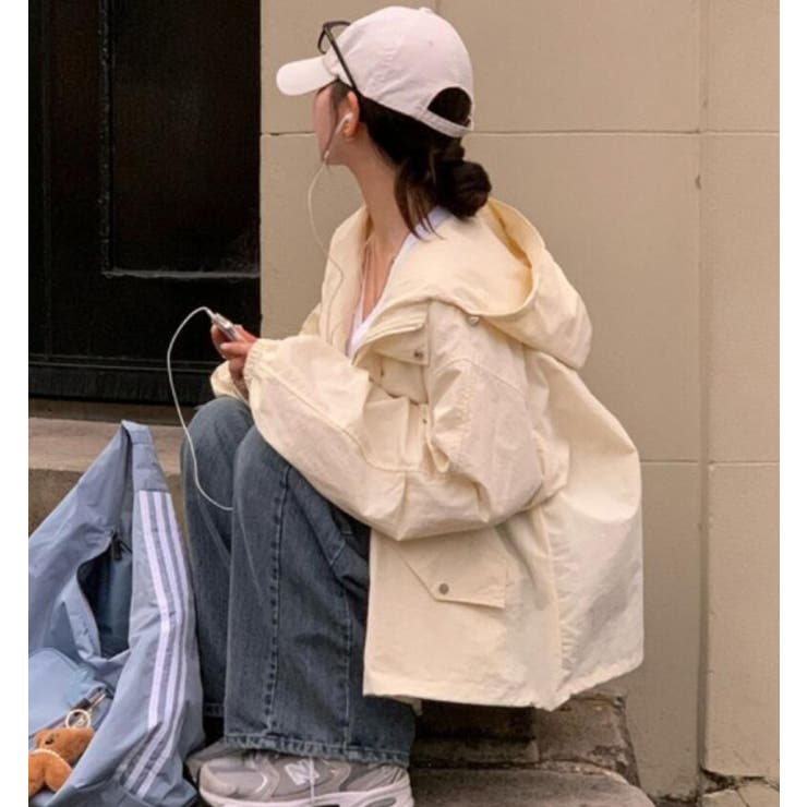 ルーズシルエット フーデッドジャケット | Bifrost | 詳細画像1 