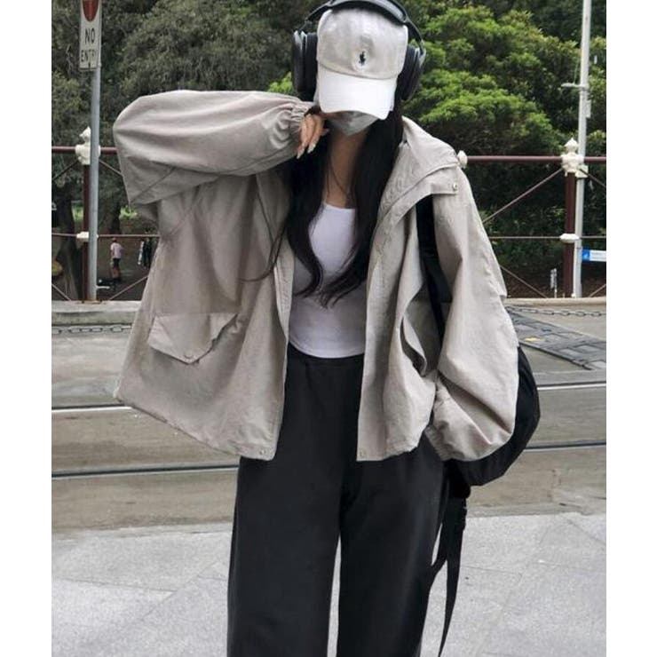 ルーズシルエット フーデッドジャケット | Bifrost | 詳細画像2 