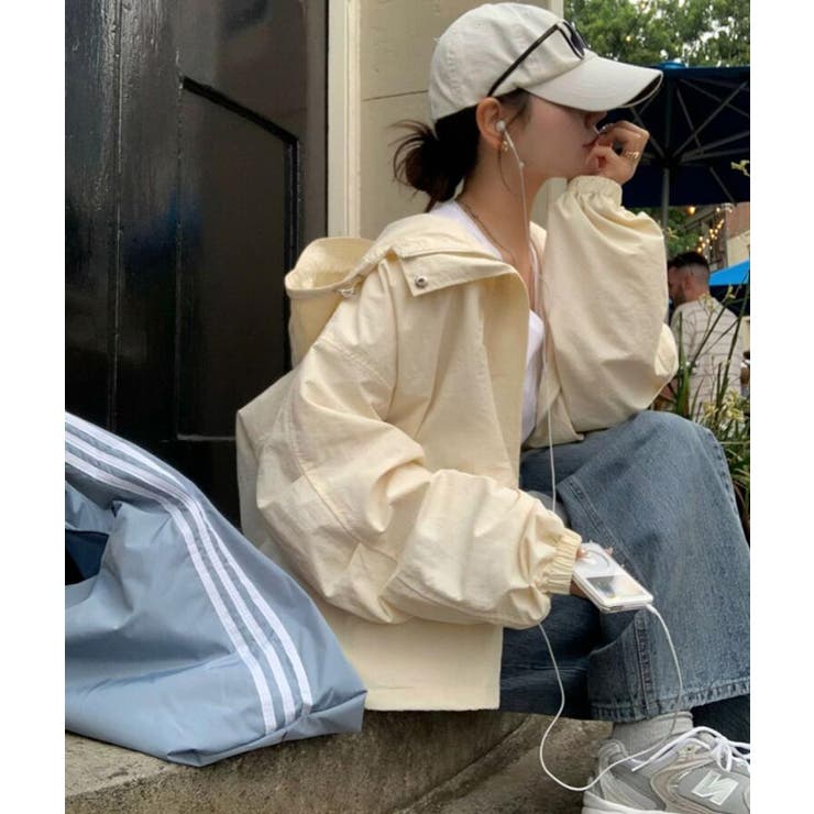 ルーズシルエット フーデッドジャケット | Bifrost | 詳細画像3 