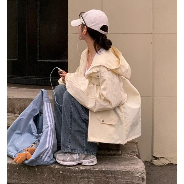 ルーズシルエット フーデッドジャケット | Bifrost | 詳細画像5 