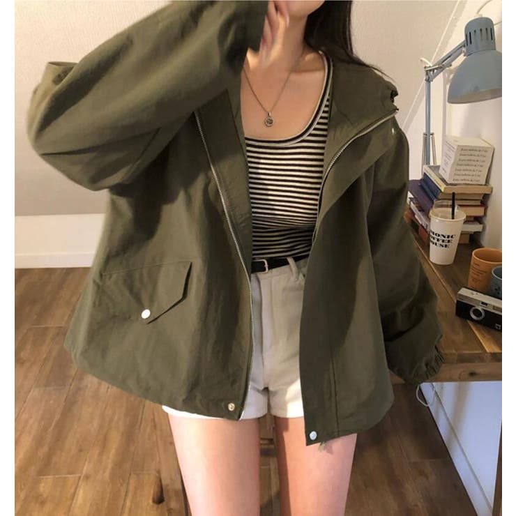 ルーズシルエット フーデッドジャケット | Bifrost | 詳細画像9 