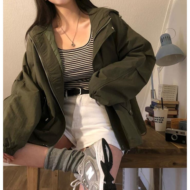 ルーズシルエット フーデッドジャケット | Bifrost | 詳細画像10 