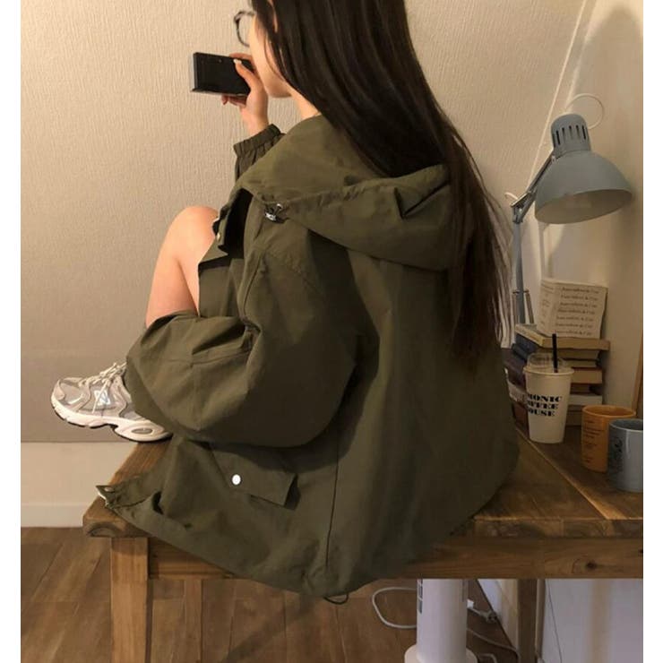 ルーズシルエット フーデッドジャケット | Bifrost | 詳細画像11 