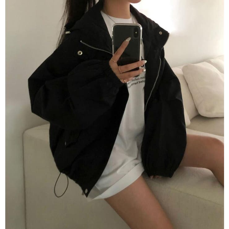 ルーズシルエット フーデッドジャケット | Bifrost | 詳細画像18 